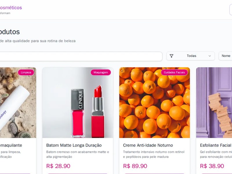 Loja de Cosméticos