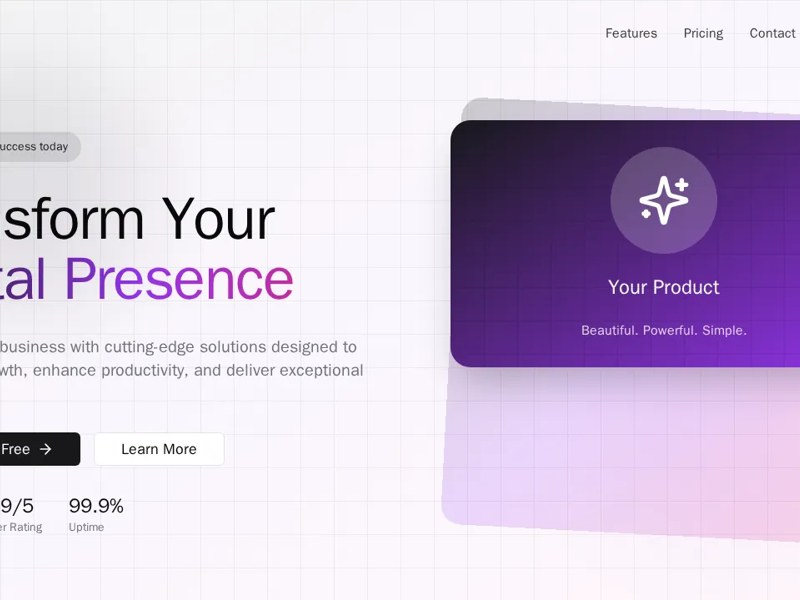 Startup Landing Page