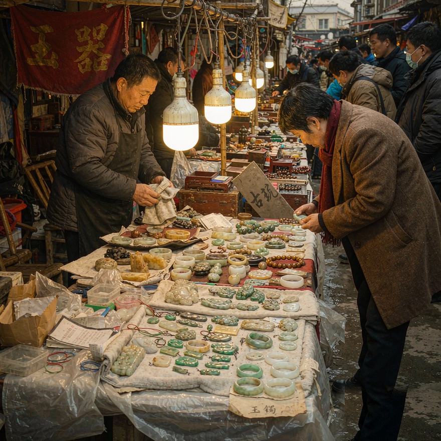 北京 · 潘家园旧货市场实景照片（原型地示意）