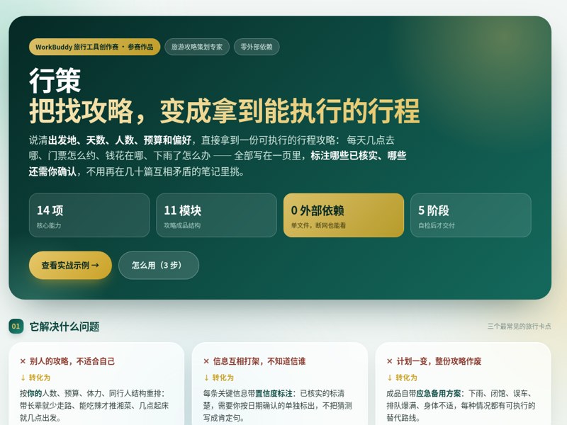 行策（旅游攻略策划专家）